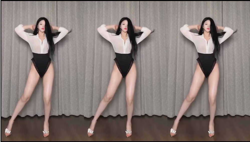 【新】B站UP李喻言-性感抹油长腿翘臀 网红主播定制热舞【4V】【395MB百度云】