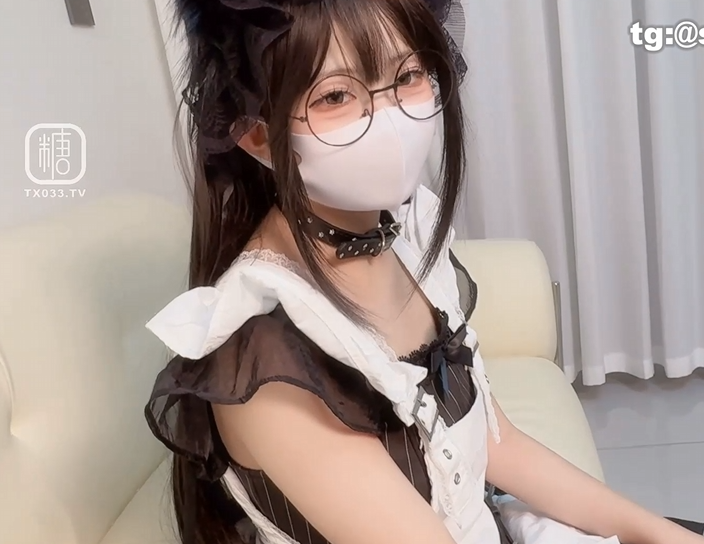 小欣奈 女仆黑丝足交骑乘后入